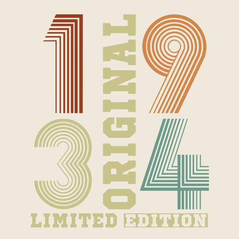 1934 Vintage Retro Birthday Gift