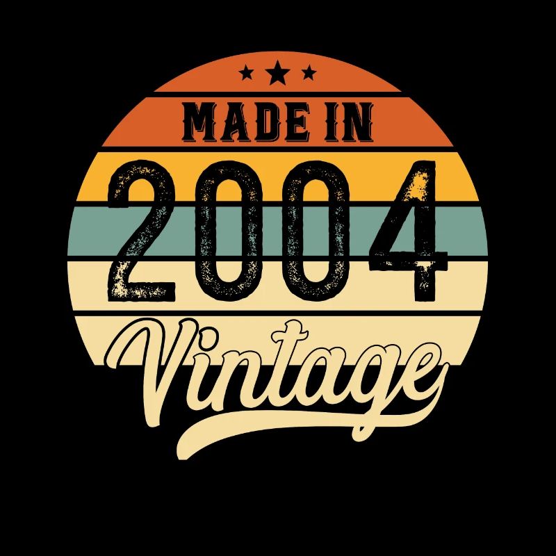 2004 Vintage Retro Geburtstagsgeschenk