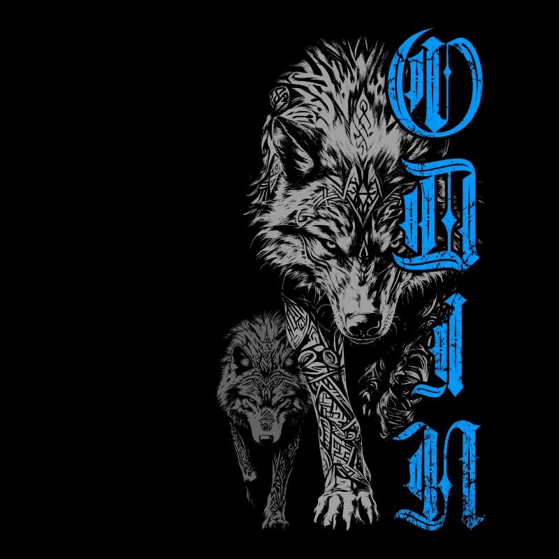 Wolf Odin Wolves Vikings Norse Mythology