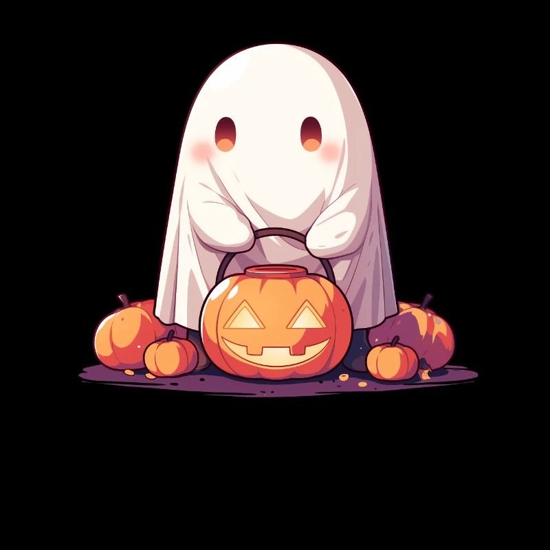 Ghost Ghost Pumpkin Lantern Halloween Gift