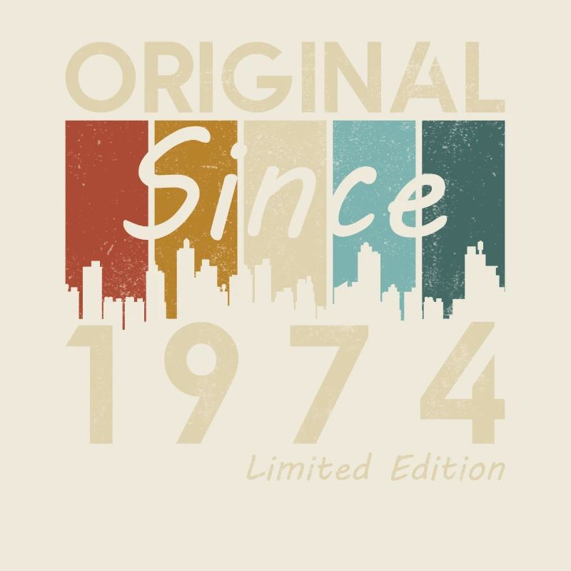 1974 Vintage Retro Geburtstagsgeschenk