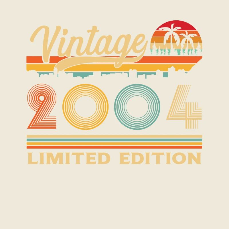 2004 Vintage Retro Geburtstagsgeschenk