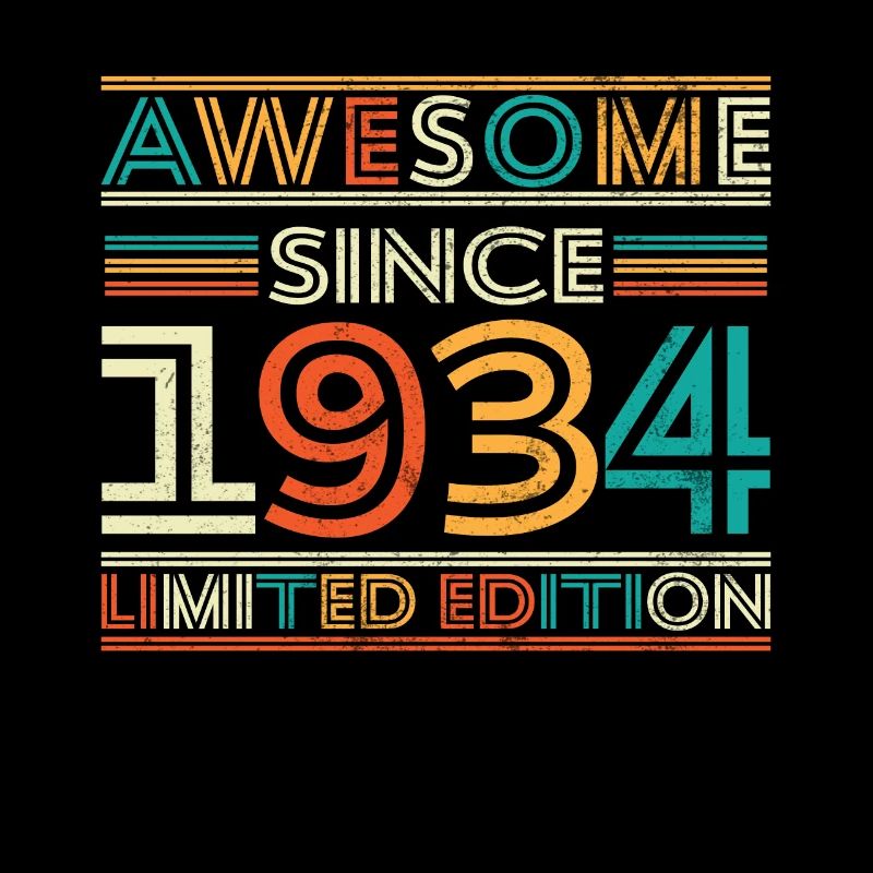 1934 Vintage Retro Birthday Gift