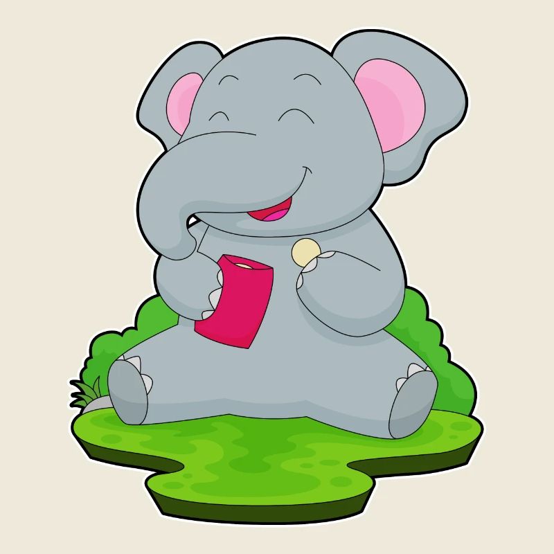 Chips de sac de chips d’éléphant