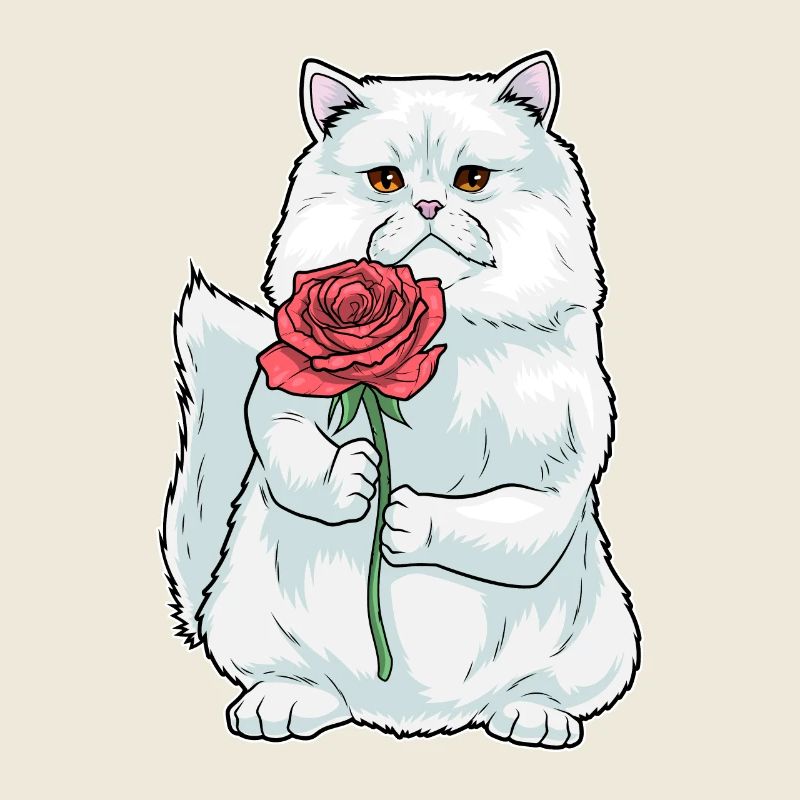 Persian Cat Rose