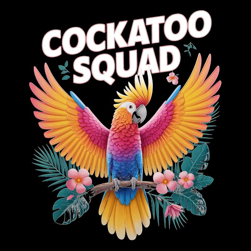 Cockatoo Squad Papageien Exotische Farben