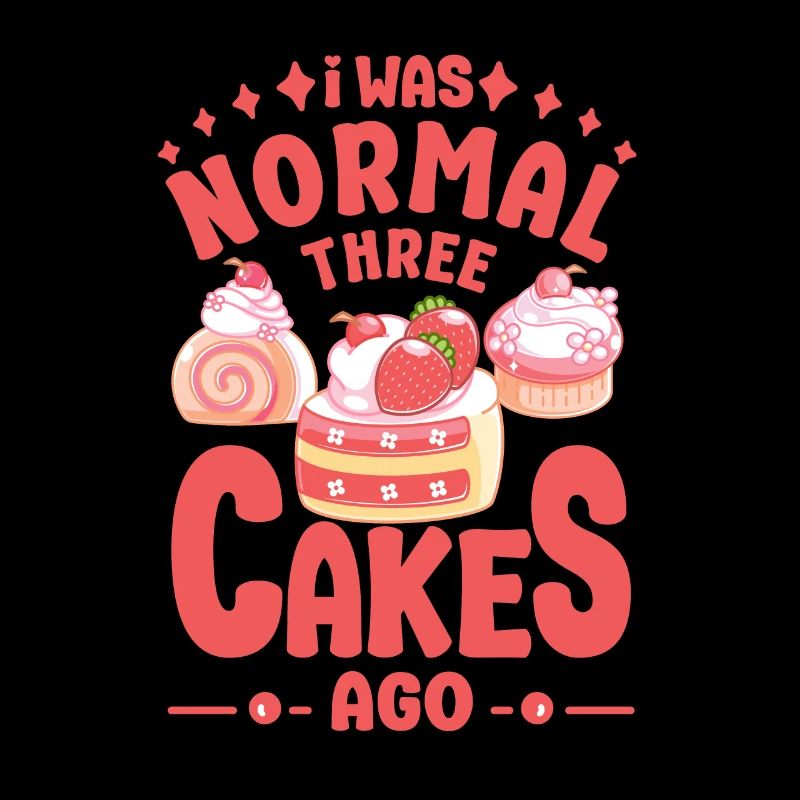 Cake Baker was Normal Three Cakes Ago Gift Idea