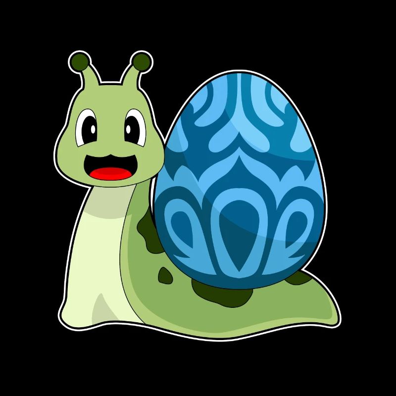 Oeuf de Pâques escargot