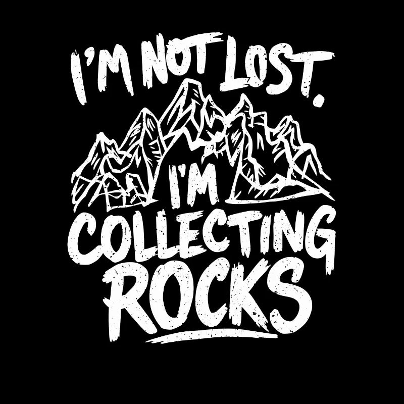 Not lost – only on the hunt for stones