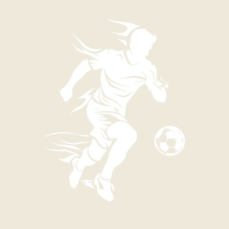 Fußballspieler Zeichnung