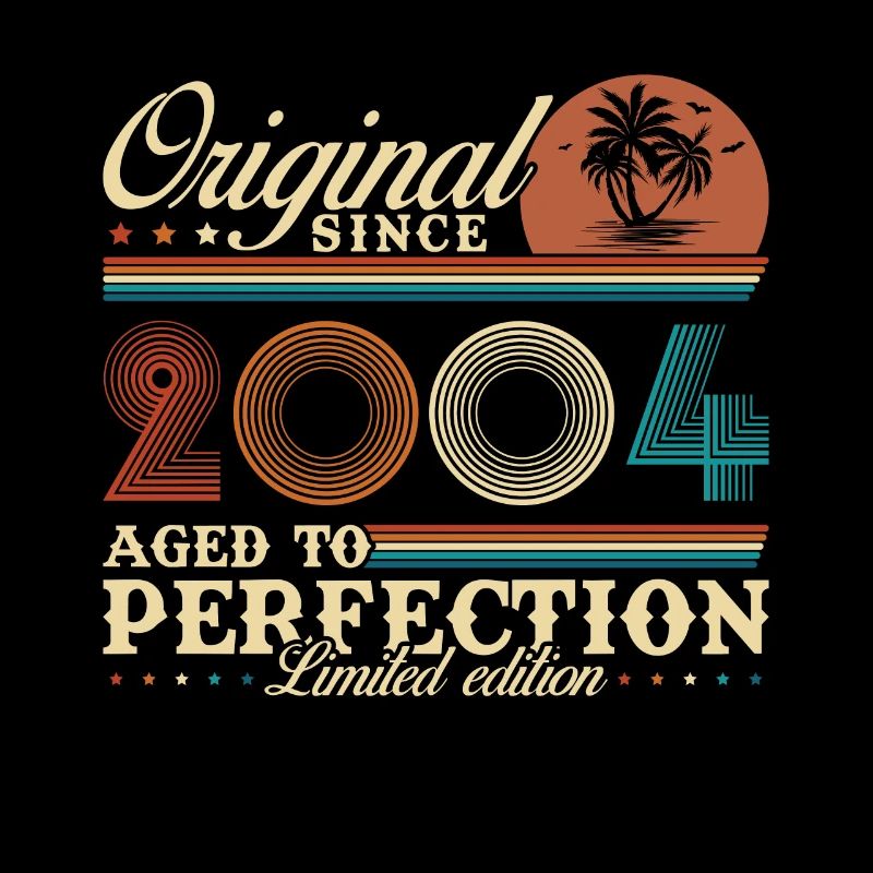 2004 Vintage Retro Geburtstagsgeschenk