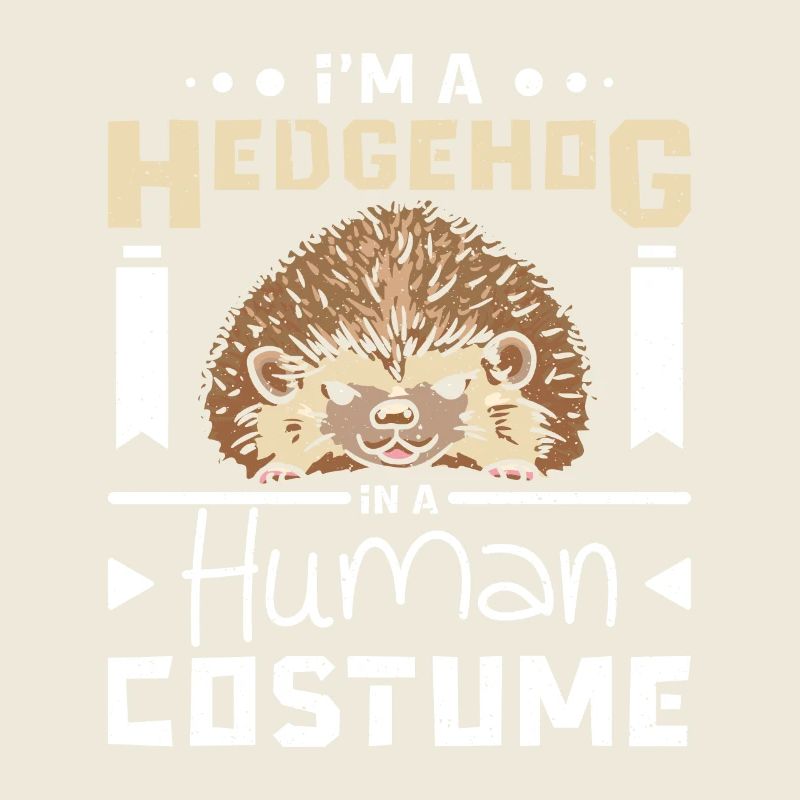 Je suis un hérisson en costume humain