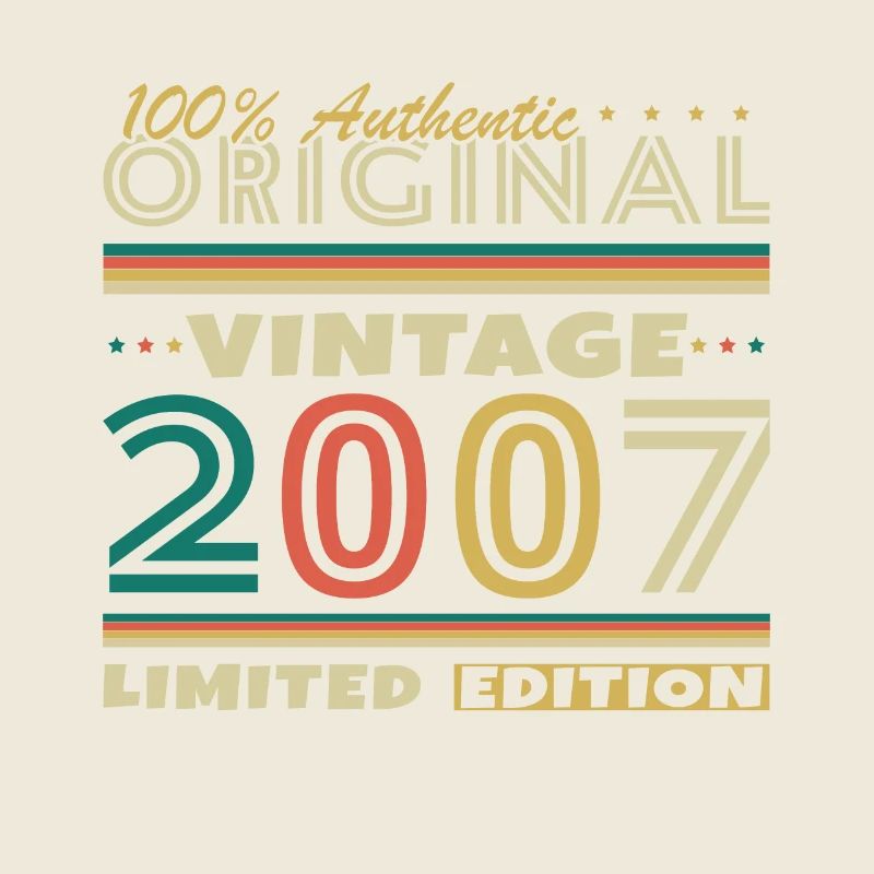 2007 Vintage Retro Birthday Gift