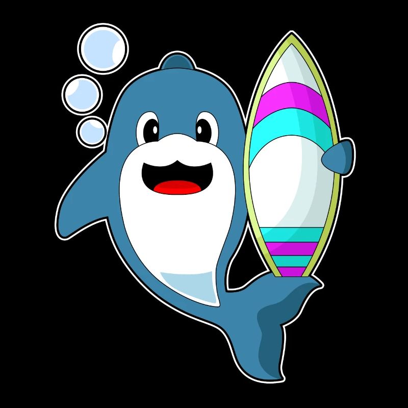 Dolphin Surfer Surfboard