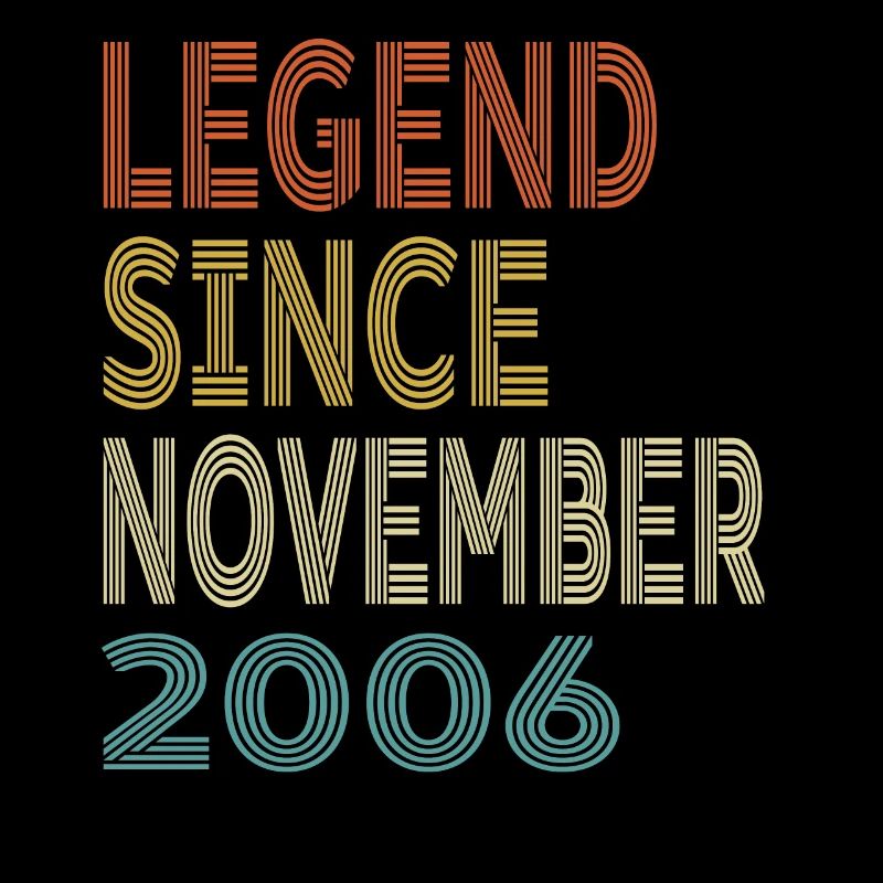 Vintage Legend Since November 2006, 18th birthday