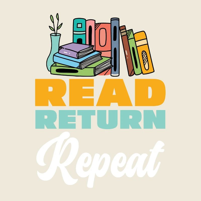 Read, Return, Repeat, Books, Library