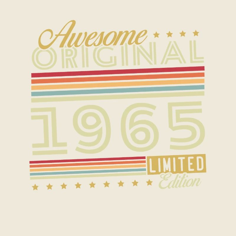 Original 1965 Vintage Retro Jubiläumsgeschenk