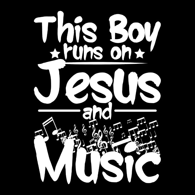 This boy runs on jesus and music