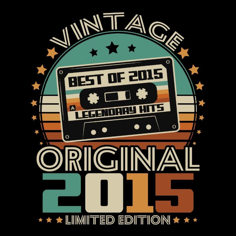 Original 2015 Vintage Retro Anniversary Gift