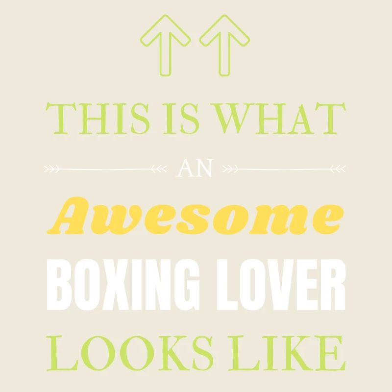 This is what an awesome Boxing lover looks like