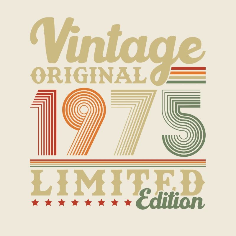 Original 1975 Vintage Retro Anniversary Gift