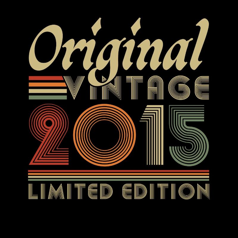 Original 2015 Vintage Retro Anniversary Gift