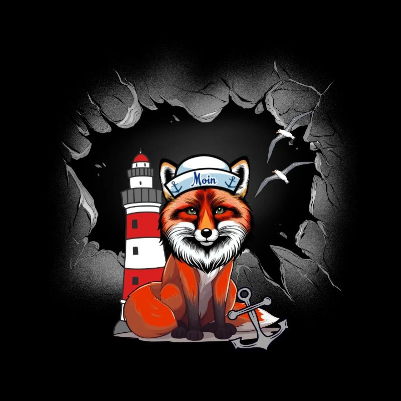 Sailor Fox Maritime Lighthouse Anchor Moin