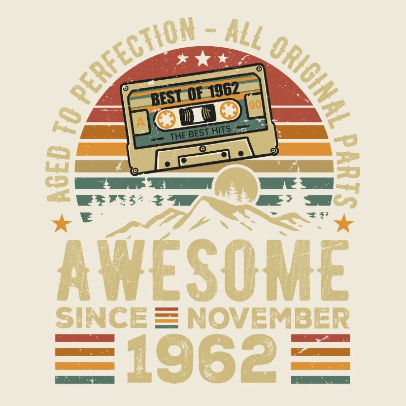 Awesome Since November 1962 Gift November 1962