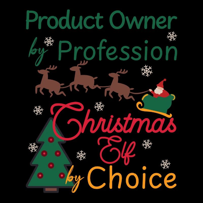 Product Owner Christmas Xmas Elf Srum Master