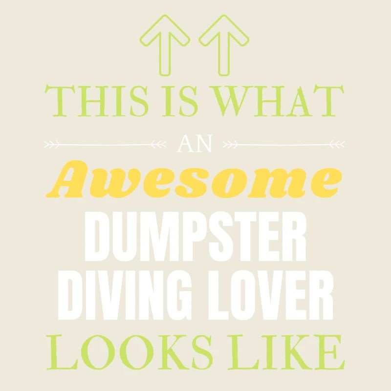 So sieht ein toller Dumpster Diving Liebhaber aus