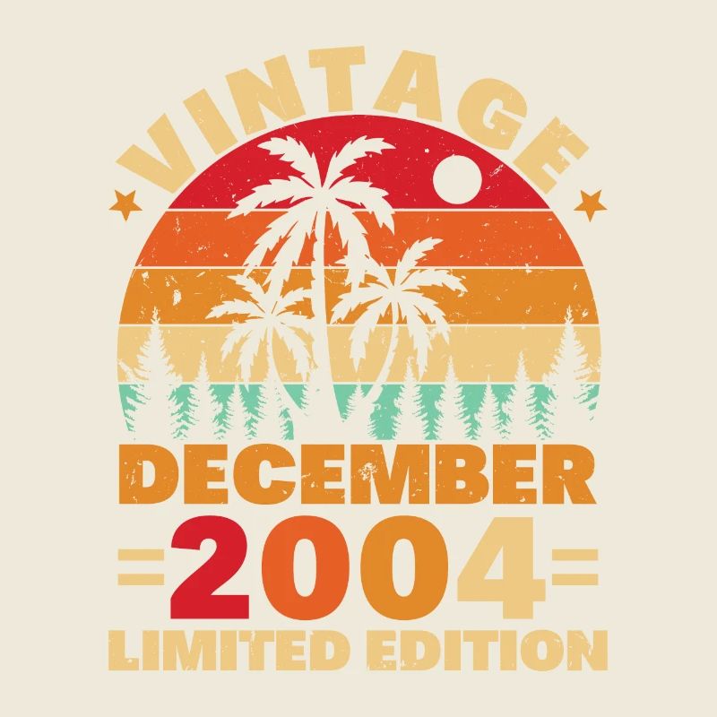 Dezember 2004 Vintage Retro Geburtstagsgeschenk