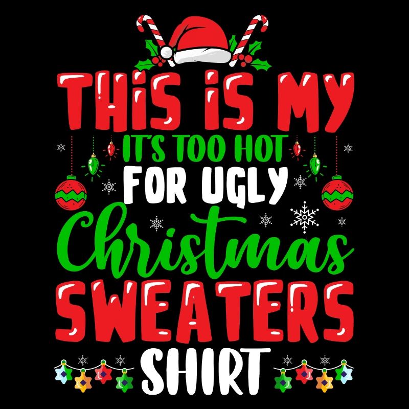C’est mon c’est trop chaud pour les pulls de Noël moches
