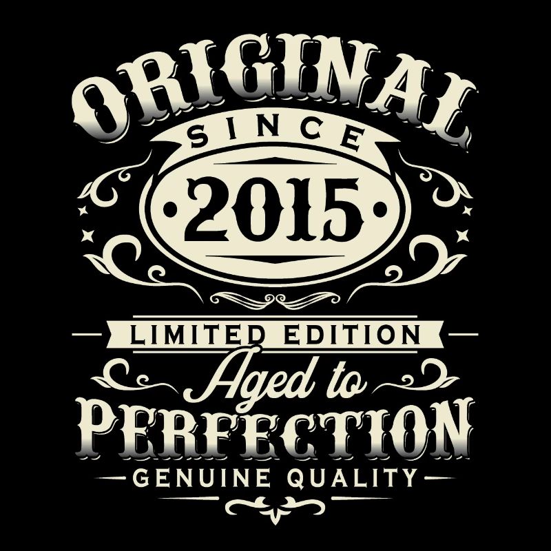 Original 2015 Vintage Rétro Cadeau d’anniversaire