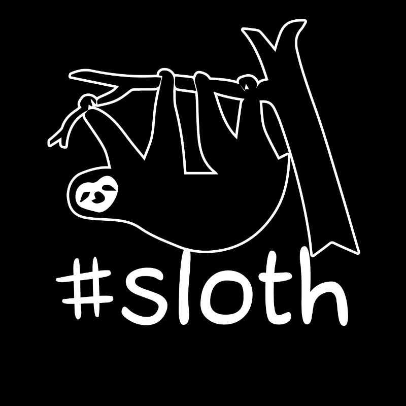 Funny Sloth Hashtag