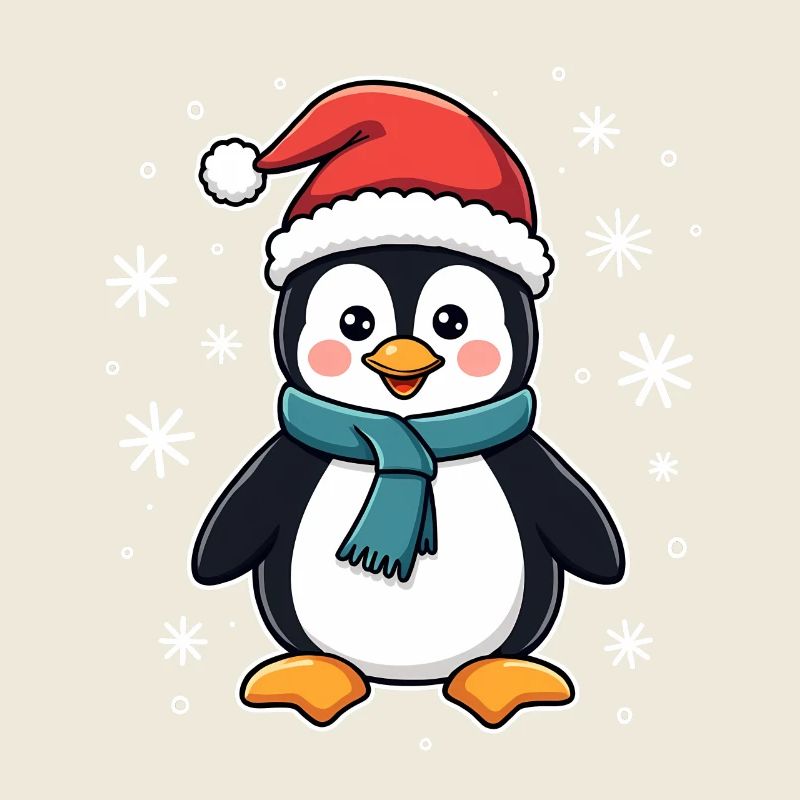 Pinguin - Weihnachtshemd