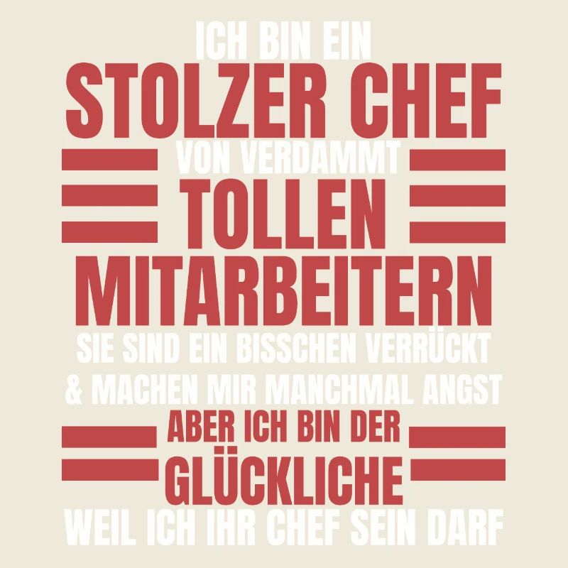 Ich Bin Ein Stolzer Chef Geburtstag Geschenk