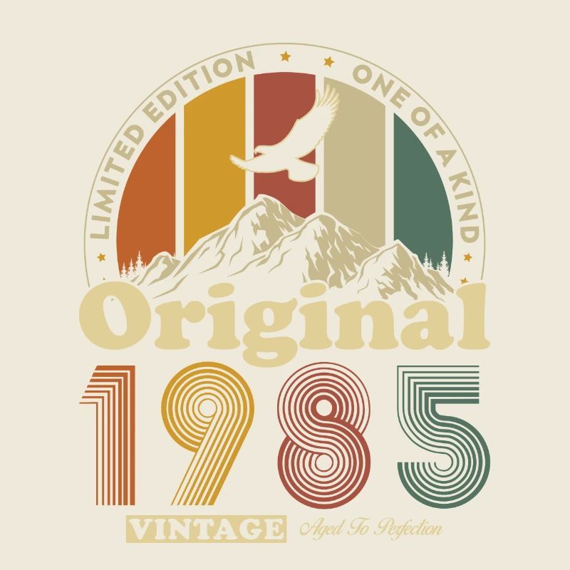 Original 1985 40th Anniversary Vintage Geschenk