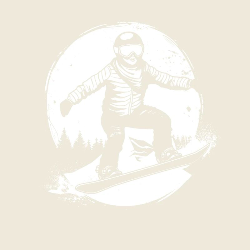Dessin de snowboarder