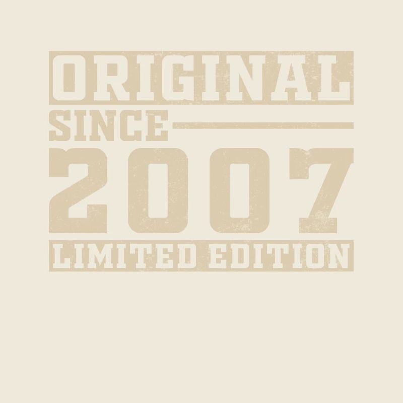 Original 2007 18e Anniversaire Cadeau Vintage