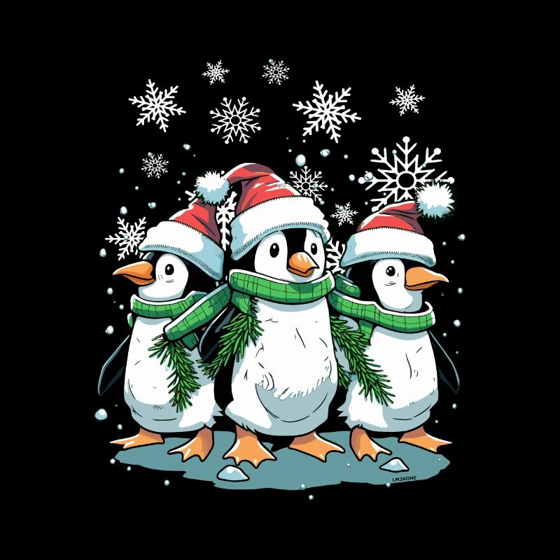 Pingouin de Noël mignon - Cute christmas pinguoin