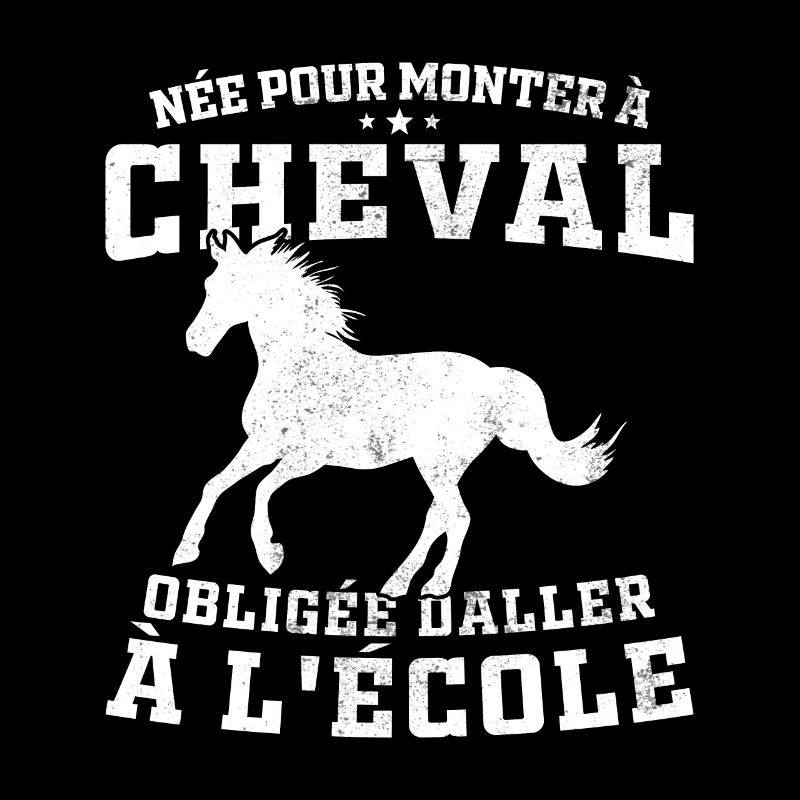 Née pour monter à cheval obligée d'aller à l'école