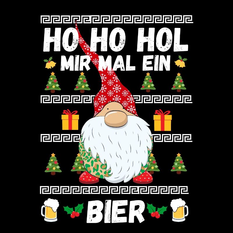 Noël Gnome Bière Alcool Cadeau Drôle