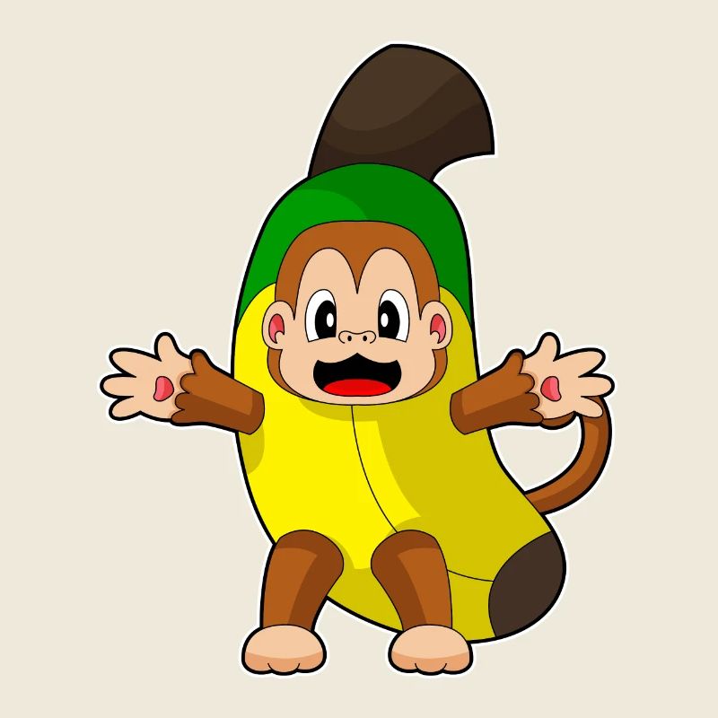 Monkey Banana Costume