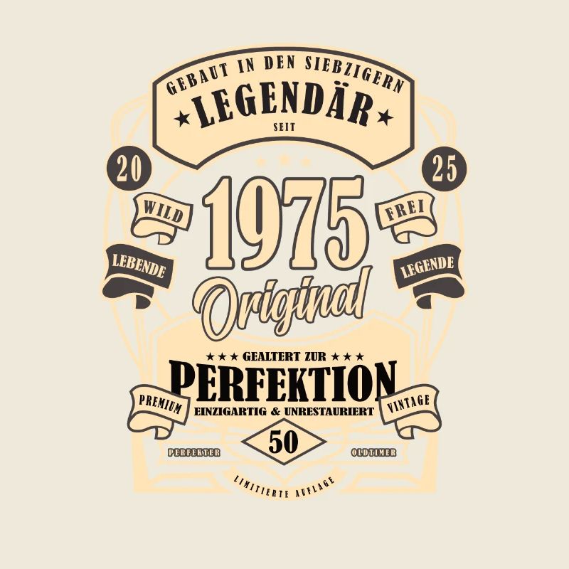 50. Geburtstag, Geschenk, Legende, Original, 1975