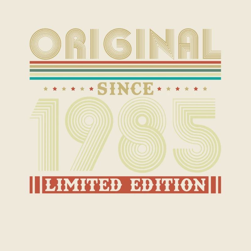 Original 1985 40th Anniversary Vintage Geschenk
