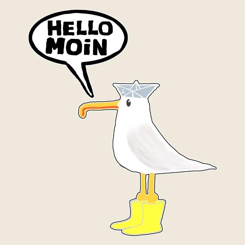 Hello Seagull Rubber Boots Hello Moin