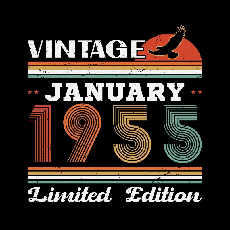 70 Ans Cadeau D'anniversaire Nées En Janvier 1955