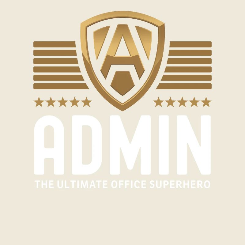 "Admin - The Ultimate Office Superhero" Büro Held