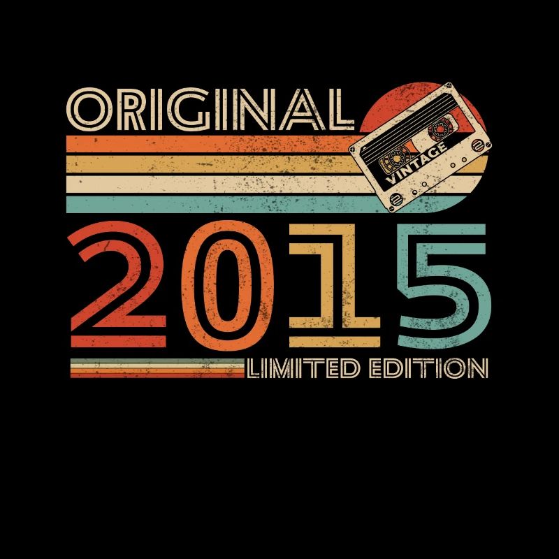 Original 2015 Vintage Retro Anniversary Gift