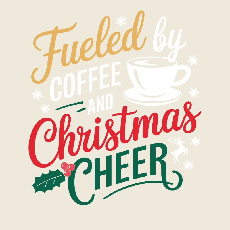 Alimenté par le café et la joie de Noël